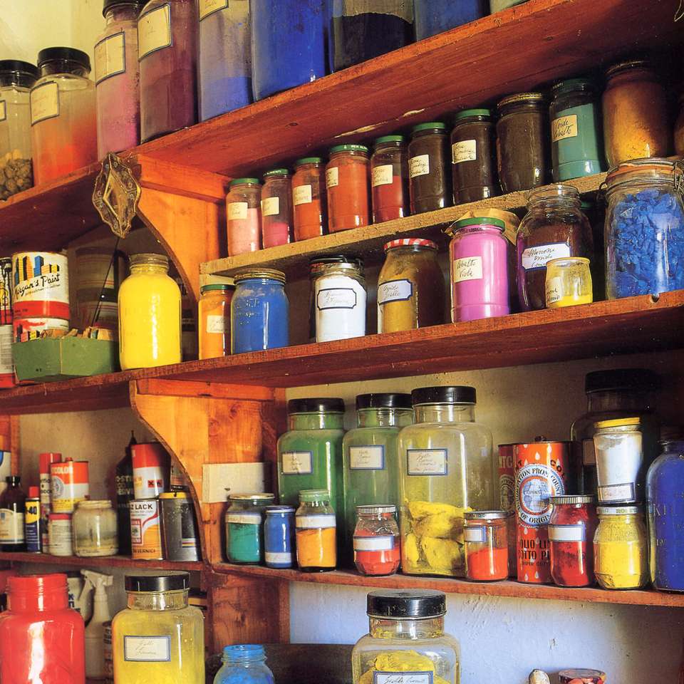 Colorful jars online puzzle