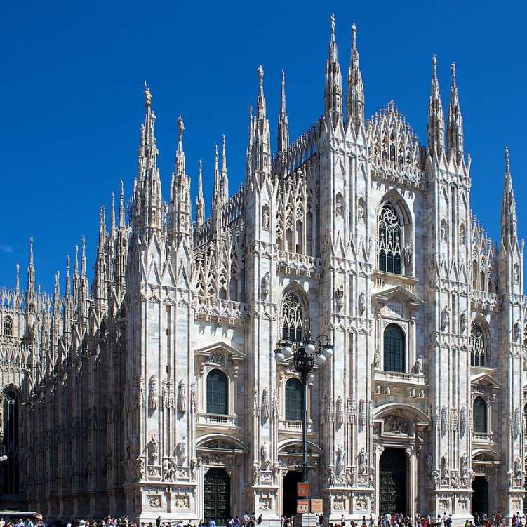 Milan Cathedral sliding puzzle online