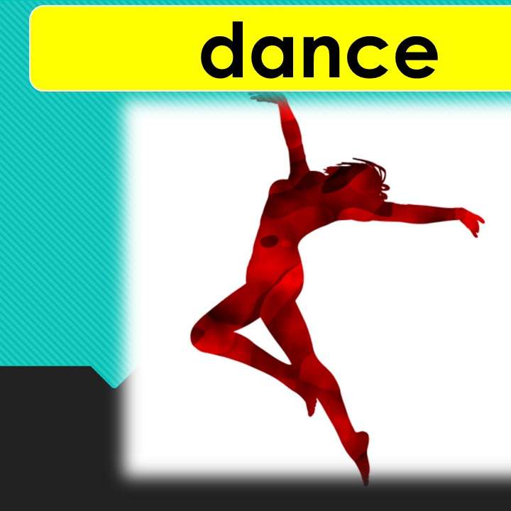 action word - dance sliding puzzle online