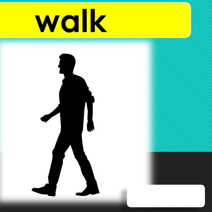λέξη δράσης - περπάτημα συρόμενο παζλ online