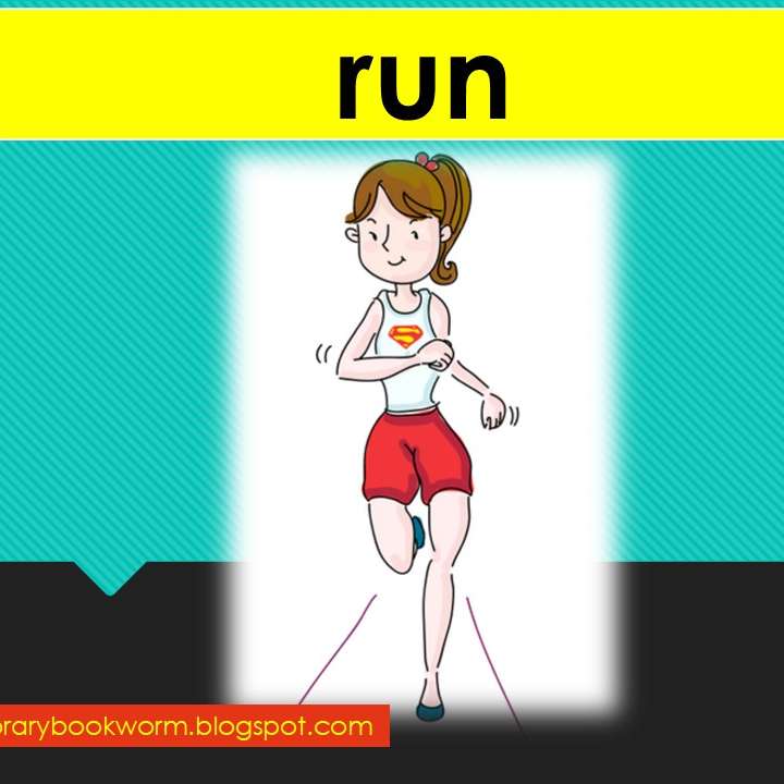 Научете действие word run плъзгащ се пъзел онлайн