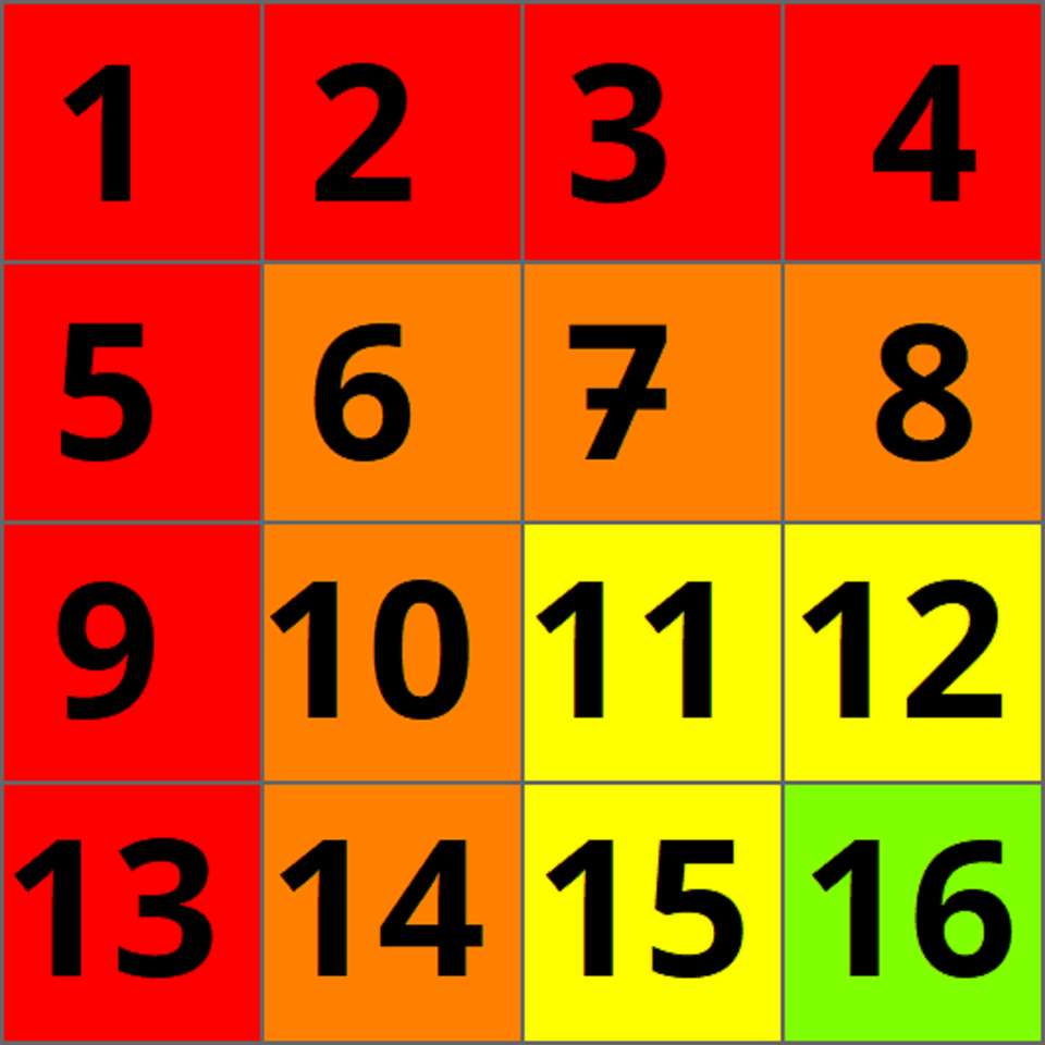 Puzzle 4x4 Puzzle Scorrevole Su Sliding Tiles Puzzle