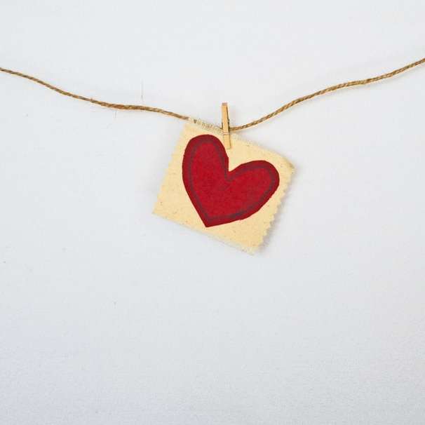 hartvormige rood en beige hanger schuifpuzzel online