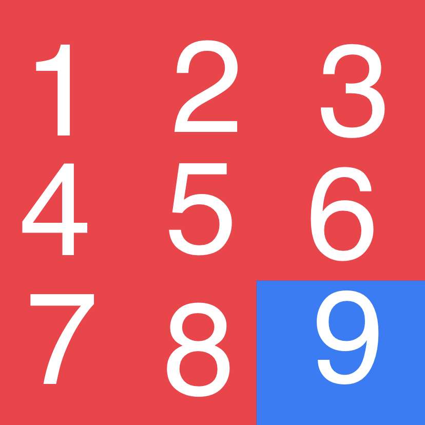3x3 puzzle red and blue sliding puzzle online