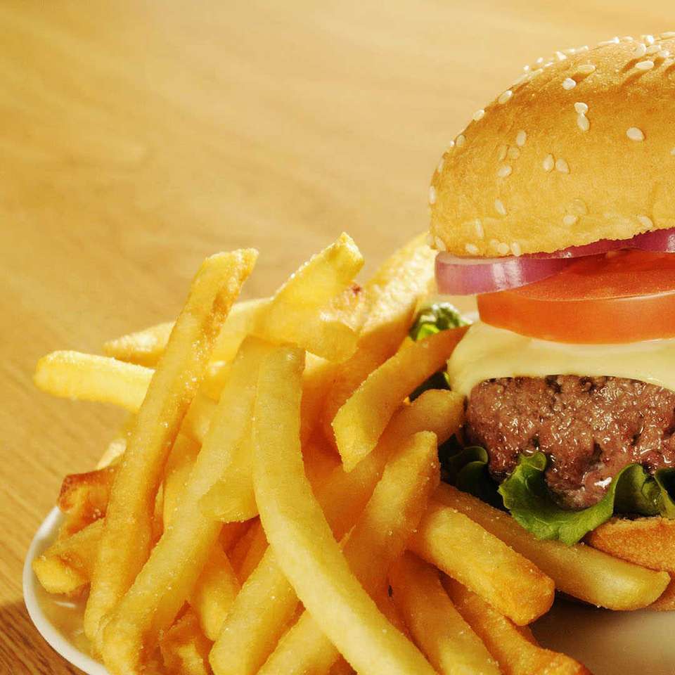Hamburger and French Fries online puzzle