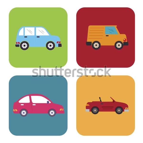 4 autó zöld piros kék sárga csúszó puzzle online