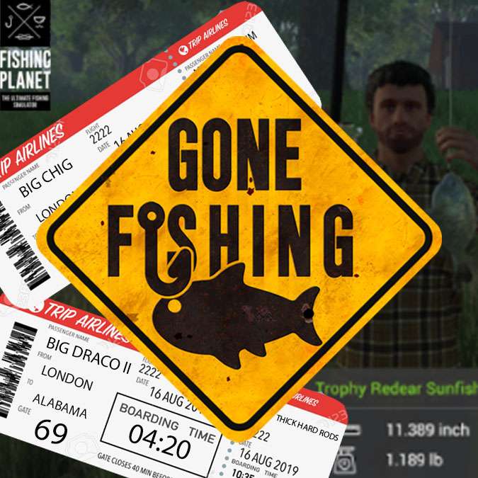 Gone fishing sliding puzzle online