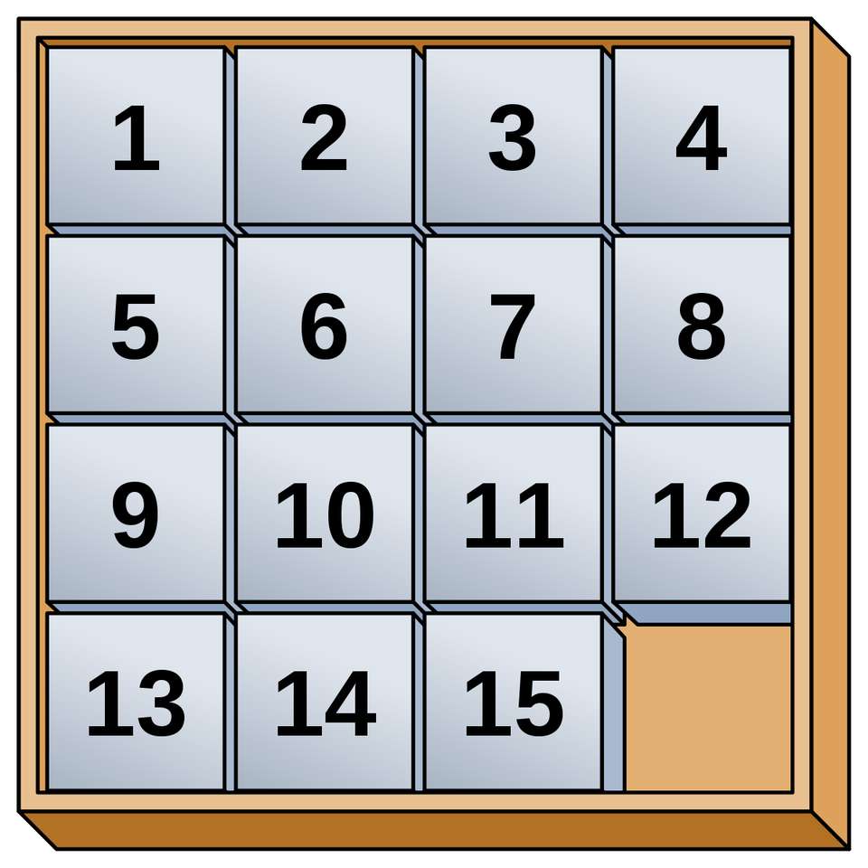 SLIDING NUMBERS PUZZLE sliding puzzle online