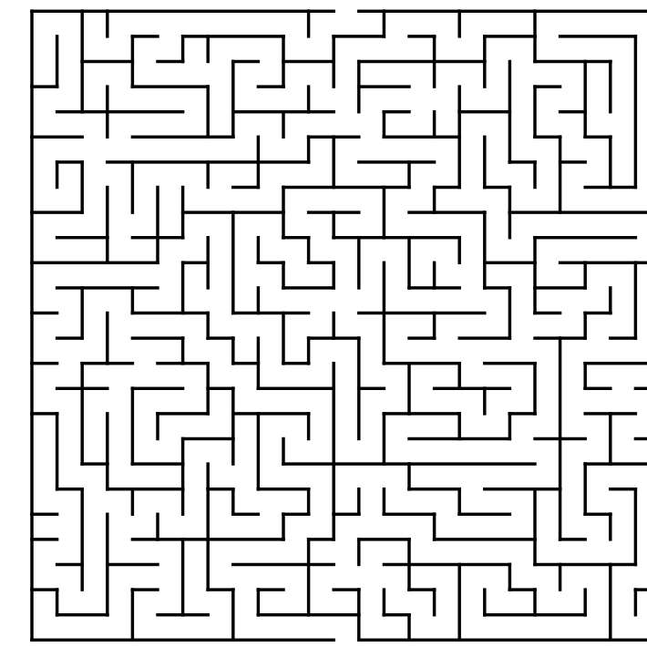 Labyrinth-Spaß Online-Puzzle