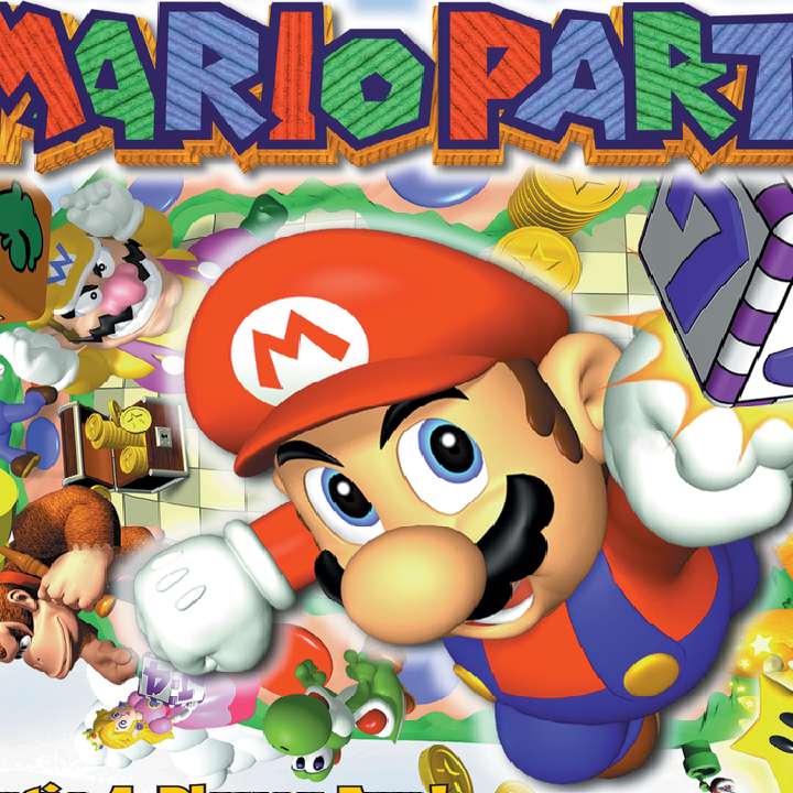 Diapositiva de la fiesta de Mario rompecabezas en línea