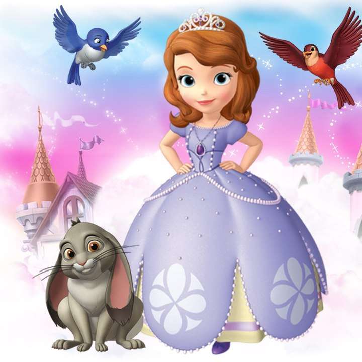 la principessa Sofia puzzle scorrevole online
