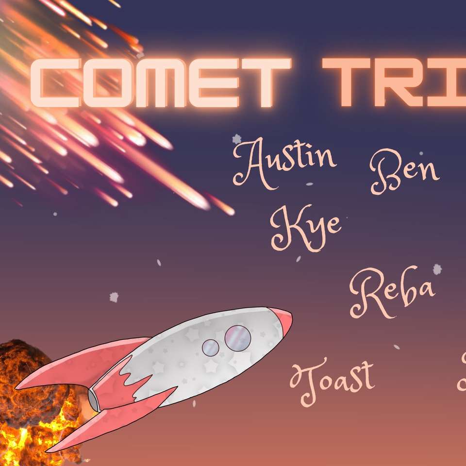 Comet-Stamm-Flagge Schiebepuzzle online