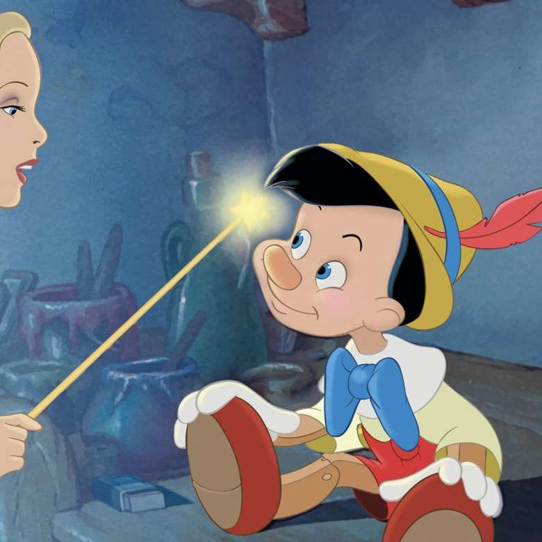 Pinocchio sliding puzzle online