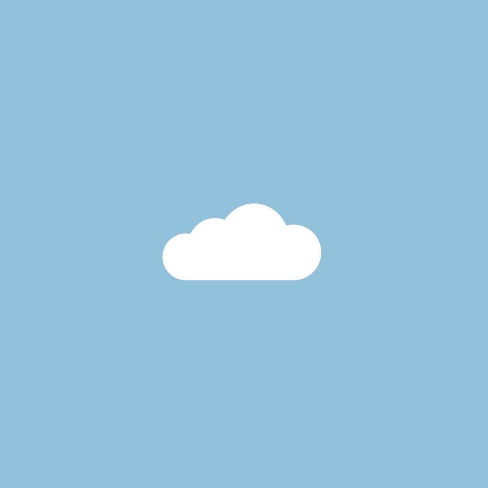 синьо небе с облаци (ТВЪРДО) онлайн пъзел