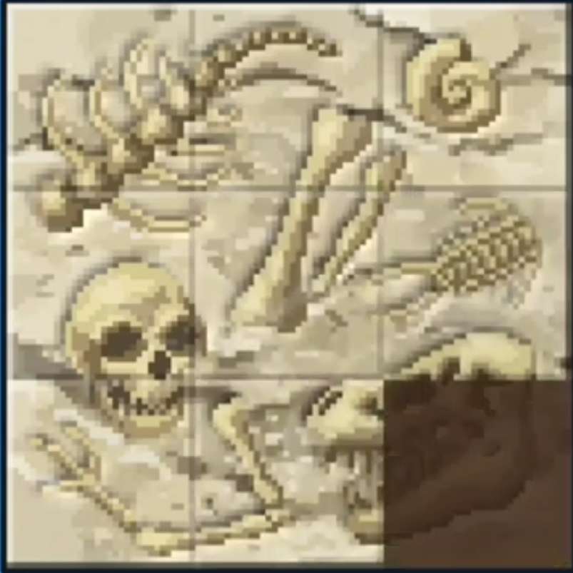 Pixel worlds fossil online puzzle