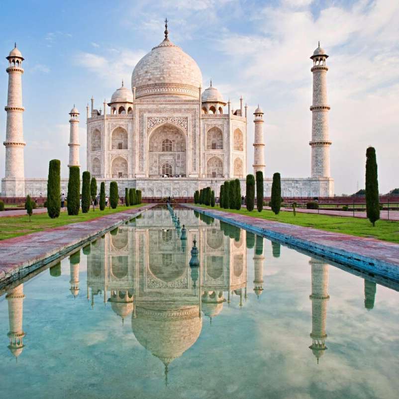Taj Mahal puzzle scorrevole online