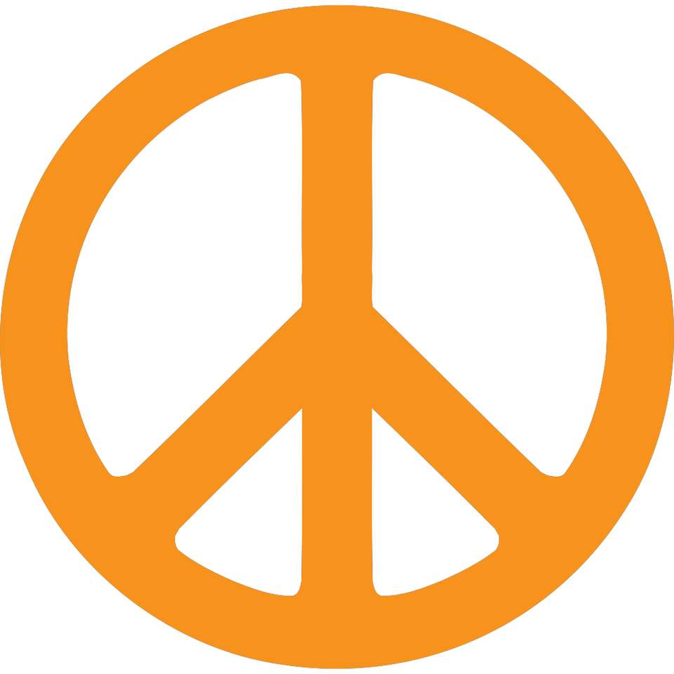 Simbolo de paz puzzle deslizante online