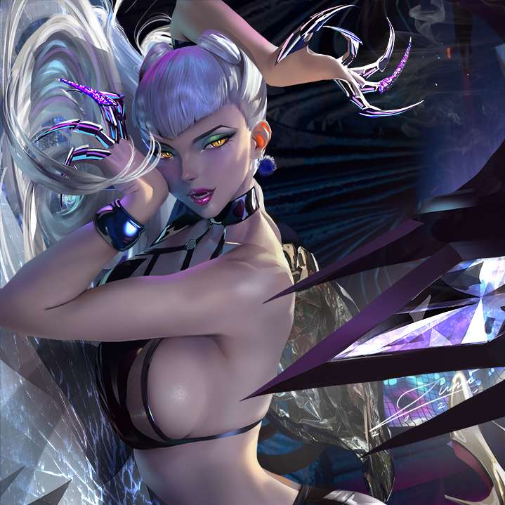 LoL Evelynn 3 D alunecare puzzle online
