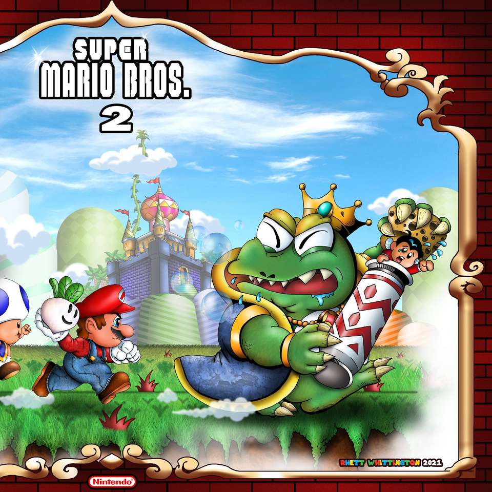 Super Mario Bros 2 online παζλ