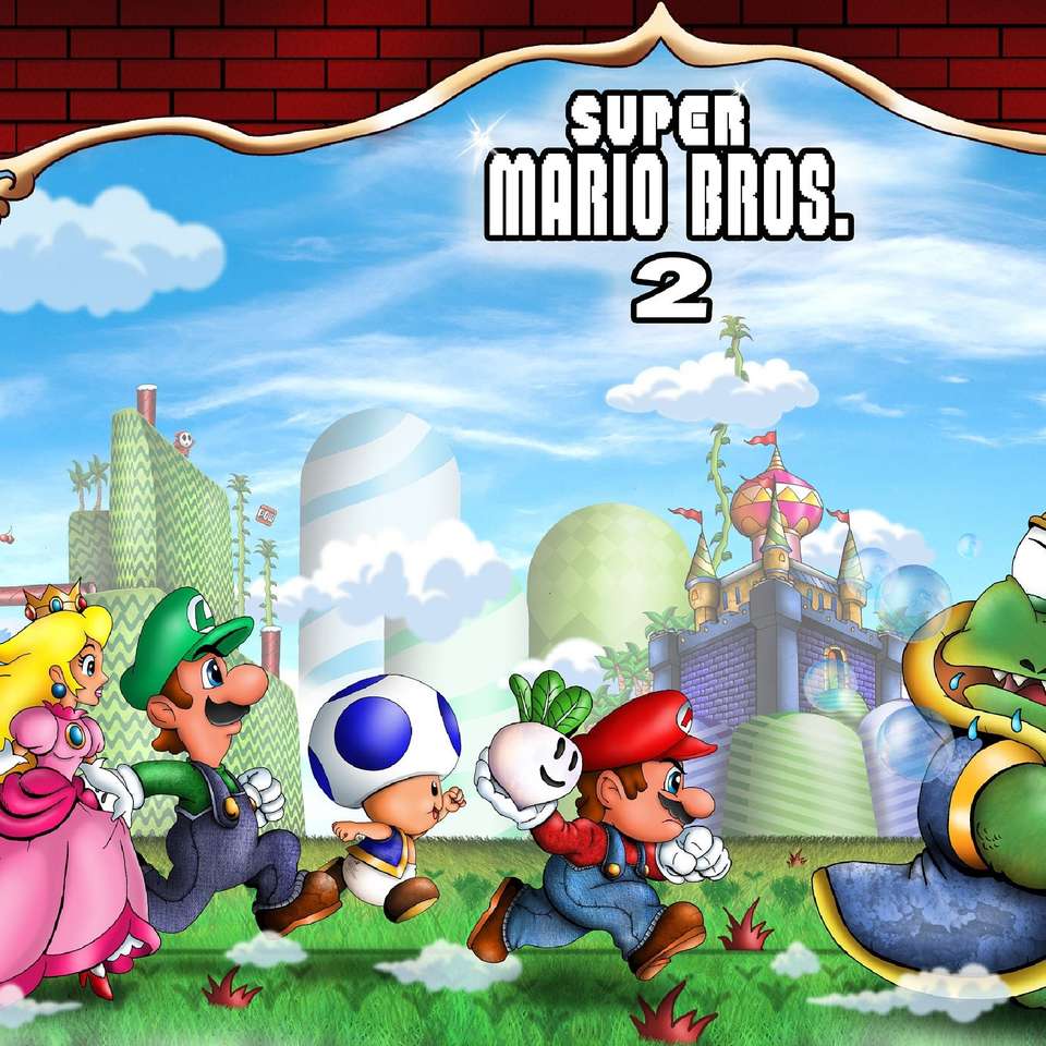 SMB2 Super Mario Bros 2 schuifpuzzel online