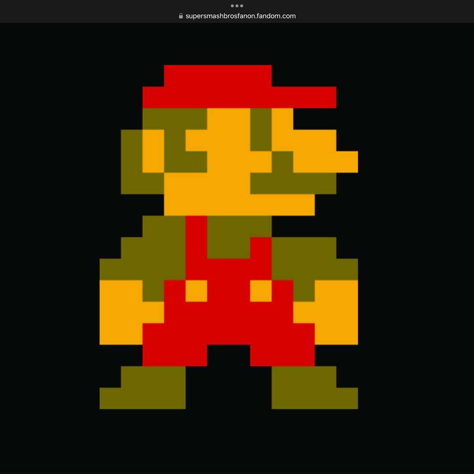 8-битов Марио онлайн пъзел