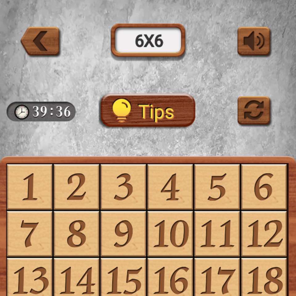 Gioco di sudoku puzzle scorrevole online