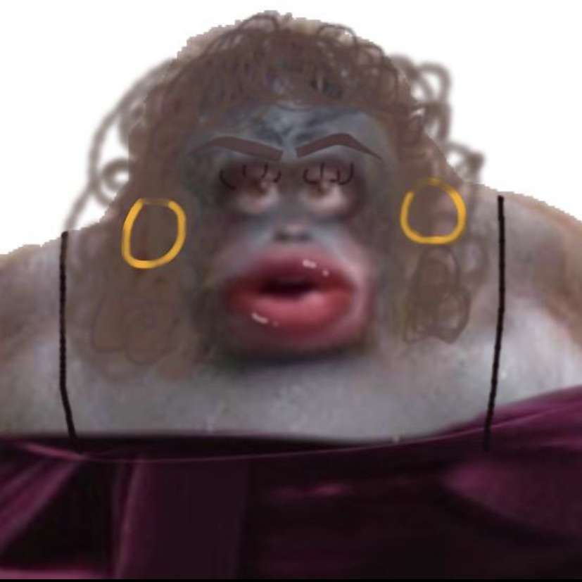 Fru Le Monkey glidande pussel online