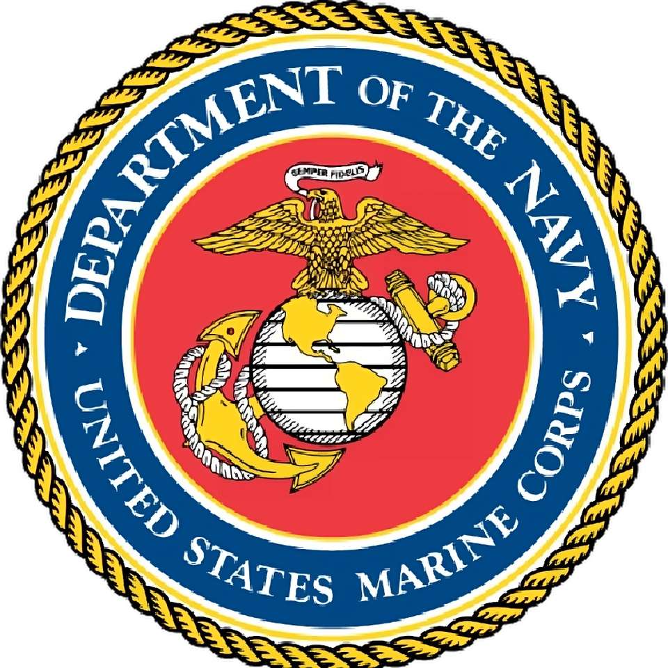 Печать Корпуса морской пехоты США онлайн-пазл