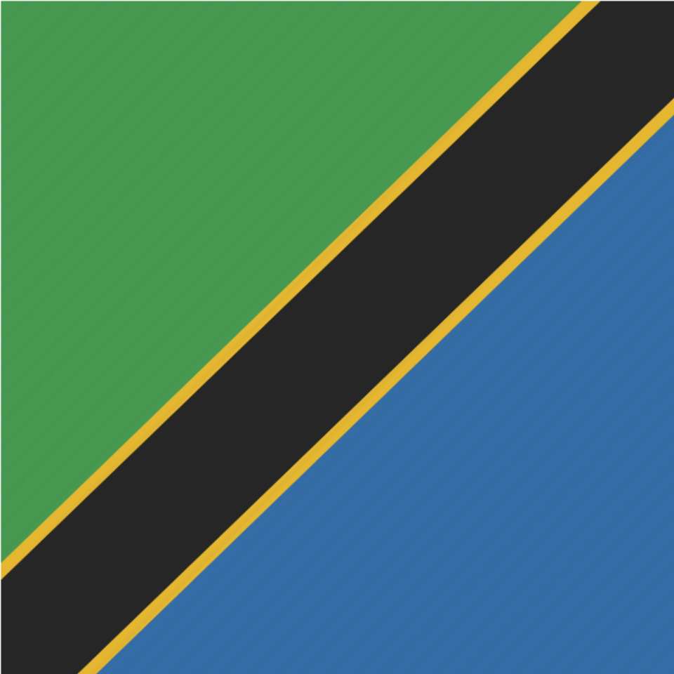 Vlajka Tanzanie online puzzle