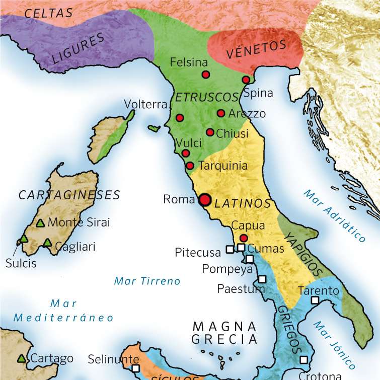 Italský poloostrov posuvné puzzle online