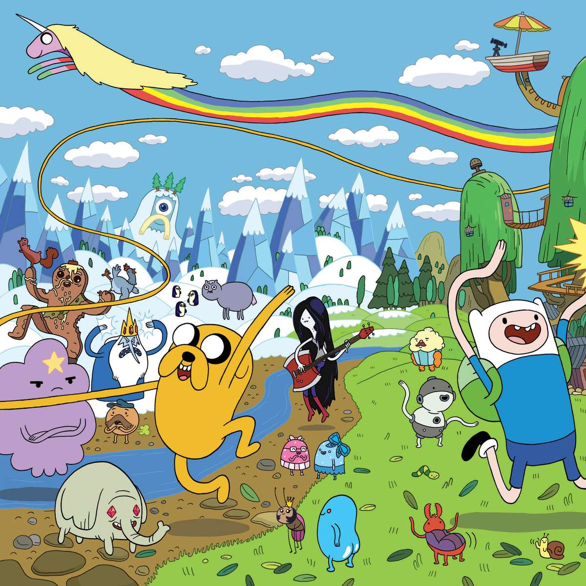 Adventure Time online puzzle