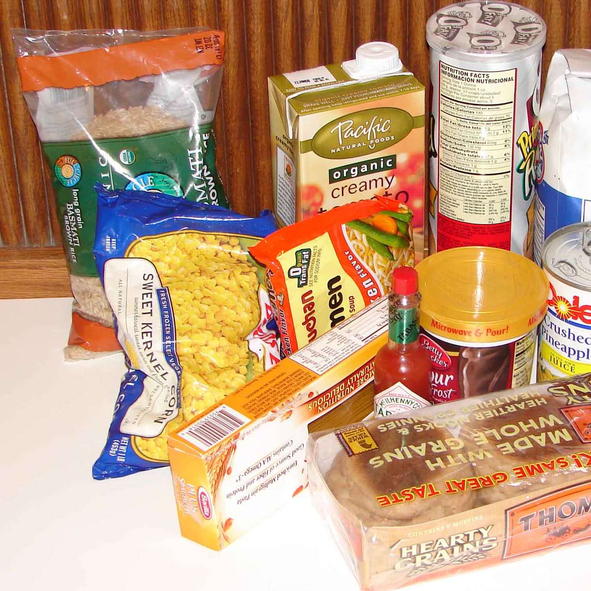 Lebensmittelverpackung Schiebepuzzle online