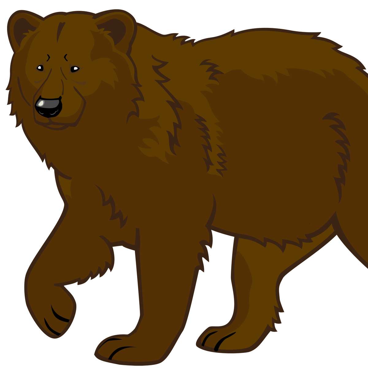 Медведь онлайн-пазл