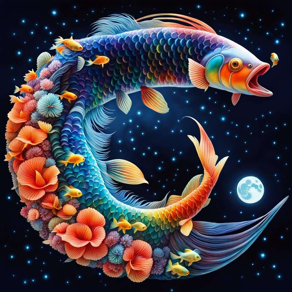 Brilhante de peixe puzzle online