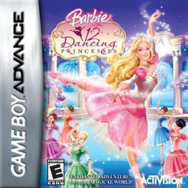 Barbie tolv dansande prinsessor glidande pussel online