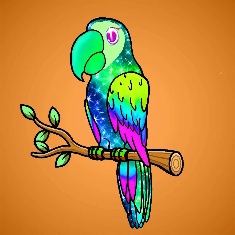 Zoodle Macaw плъзгащ се пъзел онлайн