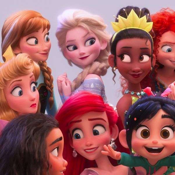 Disney princezna posuvné puzzle online