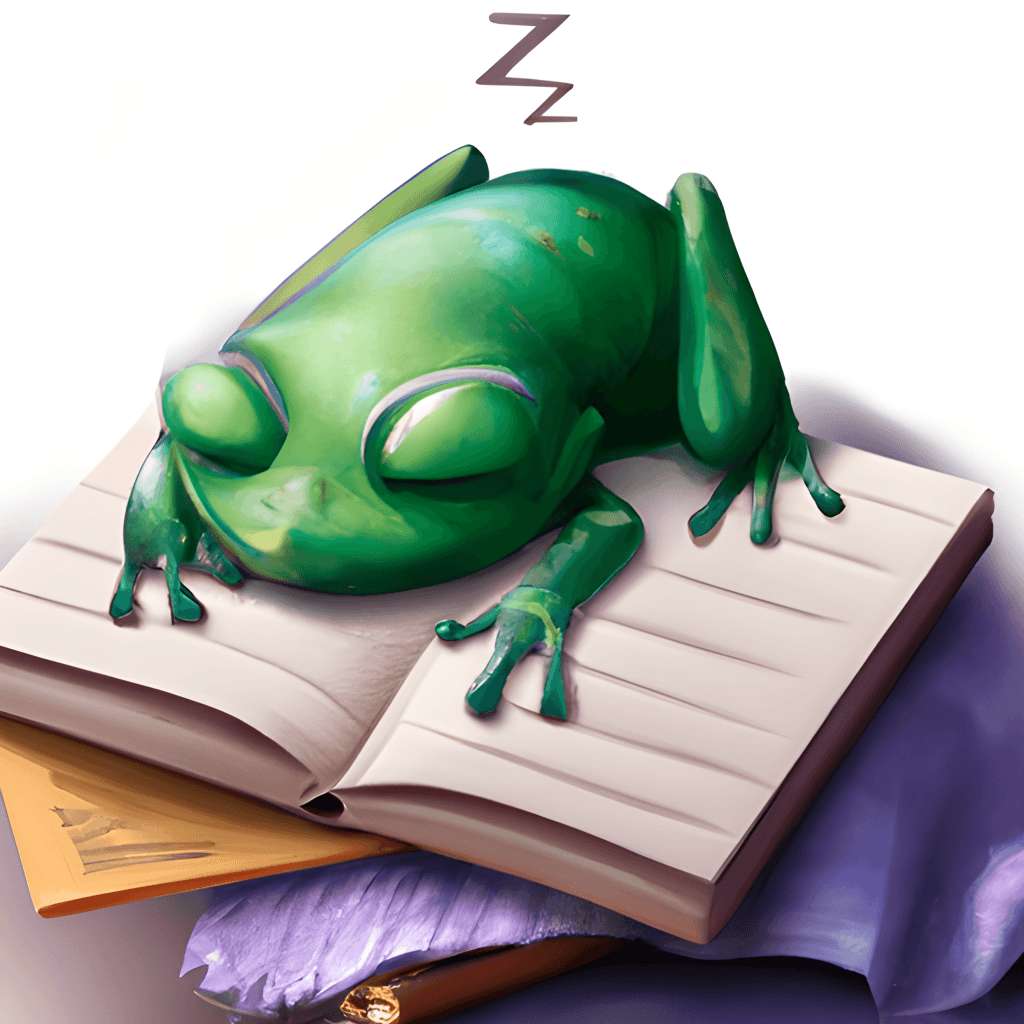 Sleepy Frog sliding puzzle online