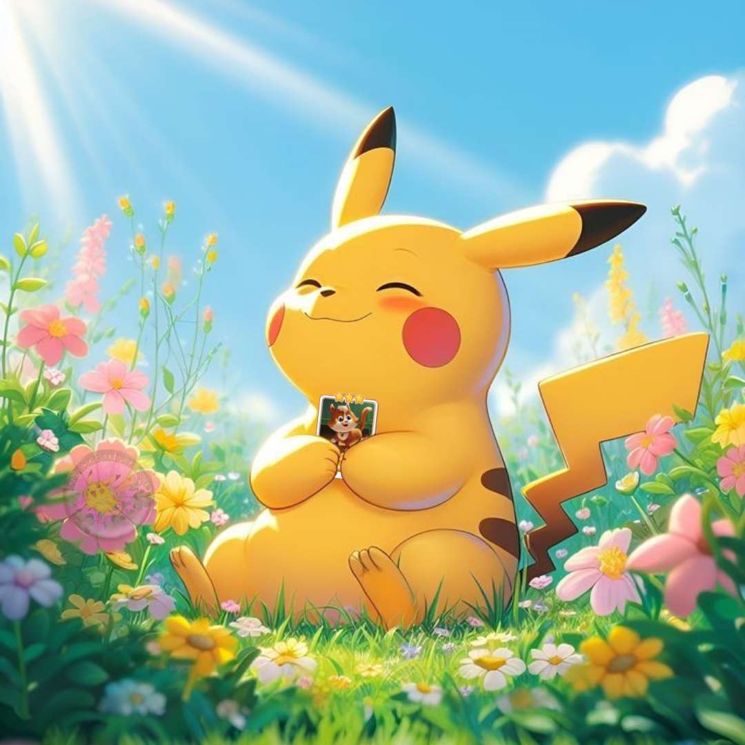 Τριφύλλια Pikachu συρόμενο παζλ online