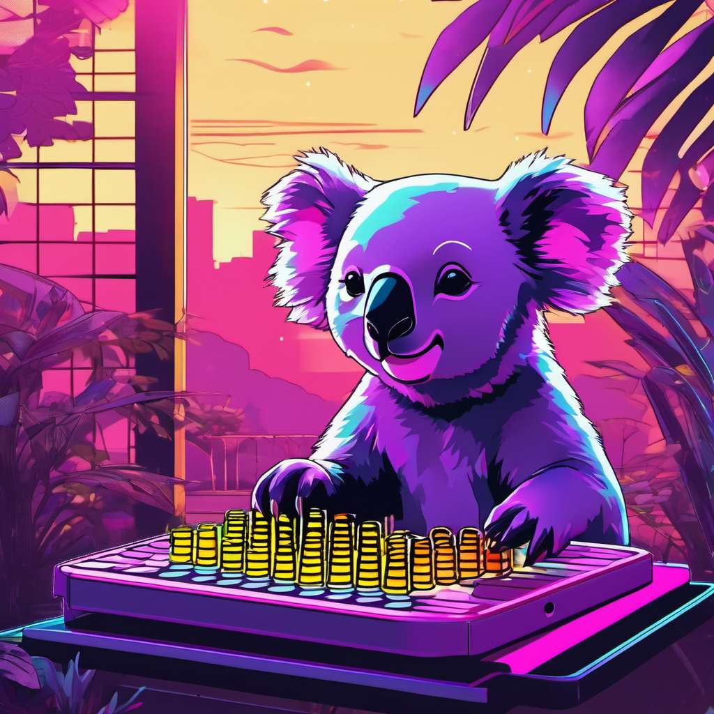 Koala beim Spielen Schiebepuzzle online