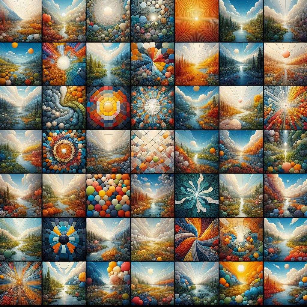 Art Grid csúszó puzzle online