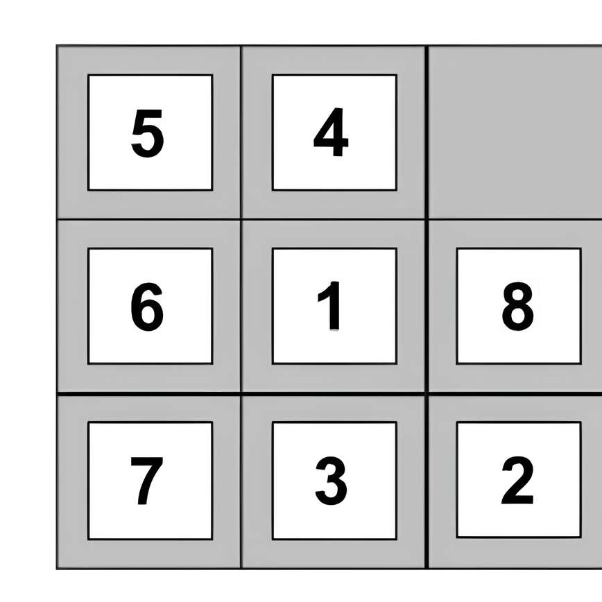 Puzzle 3x3 puzzle scorrevole online
