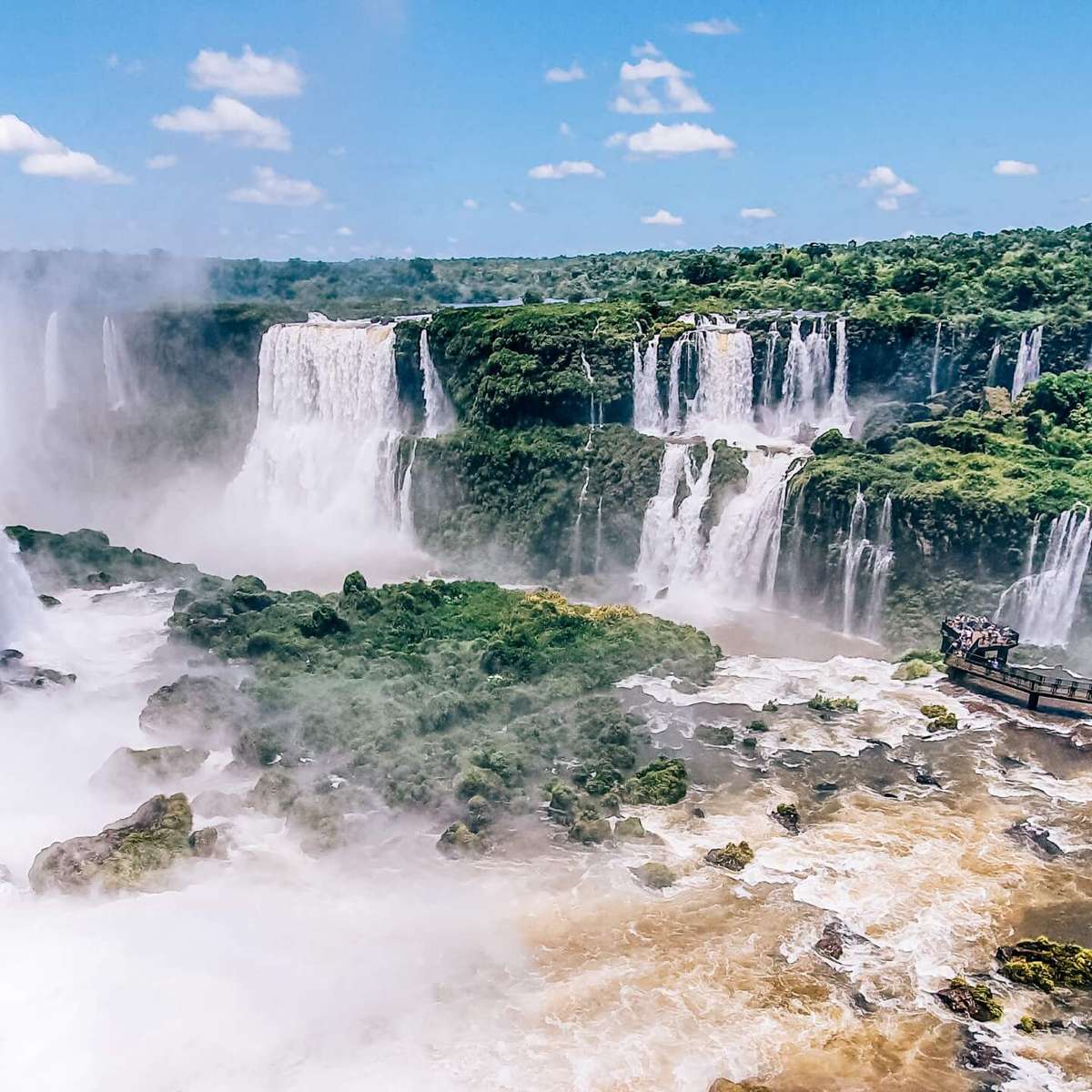 Vodopády Iguazu posuvné puzzle online