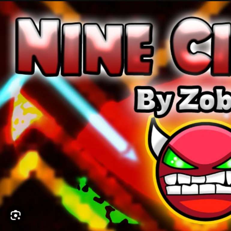 Geometry Dash Nine Circles puzzle online