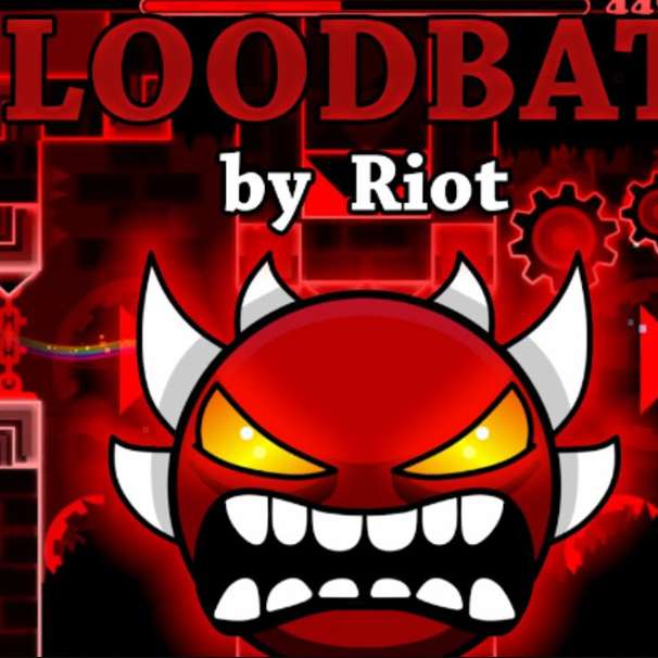 Geometry Dash Bloodbath плъзгащ се пъзел онлайн