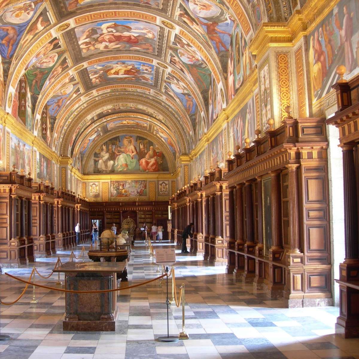 Biblioteca dell'Escorial puzzle scorrevole online