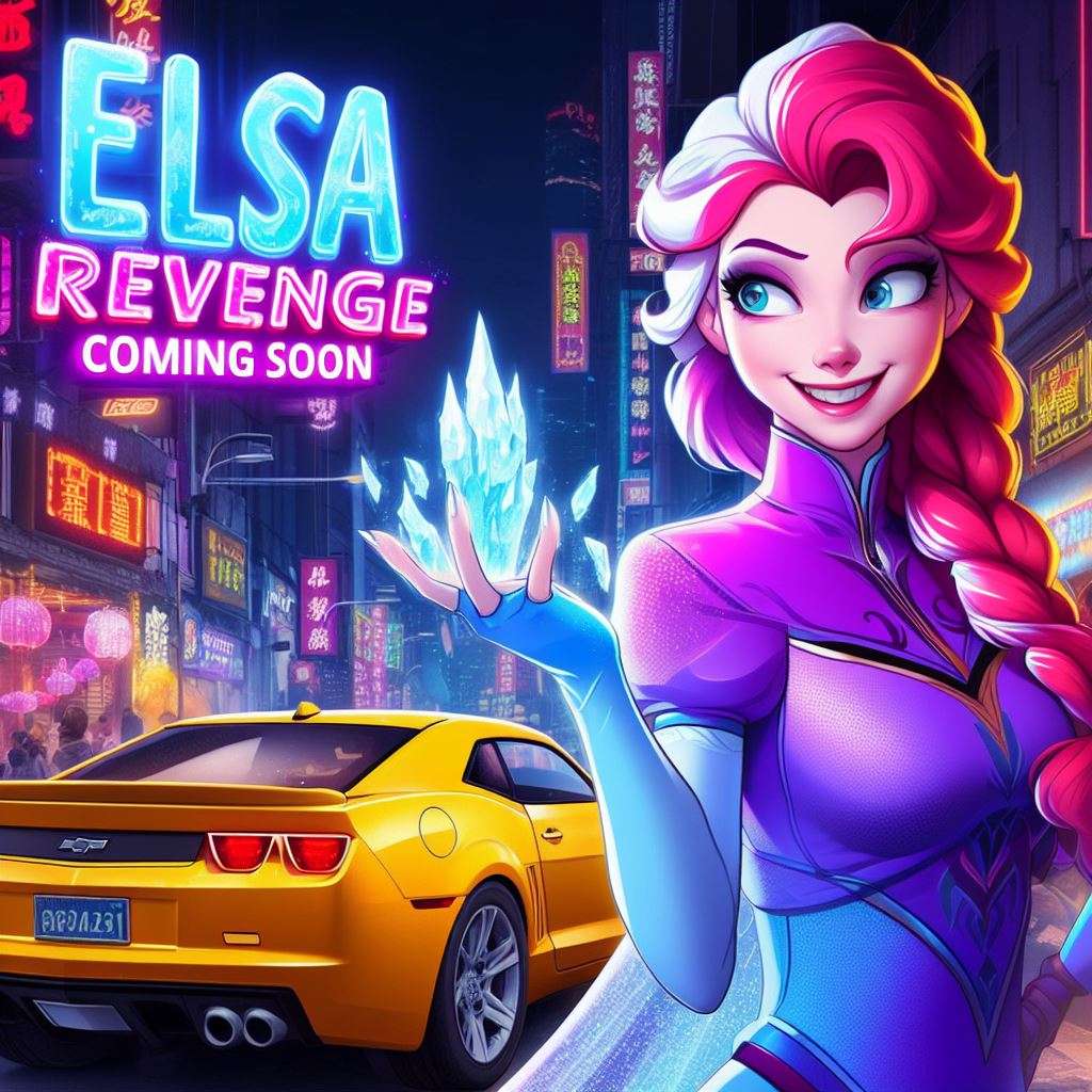 Elsa Revenge sliding puzzle online