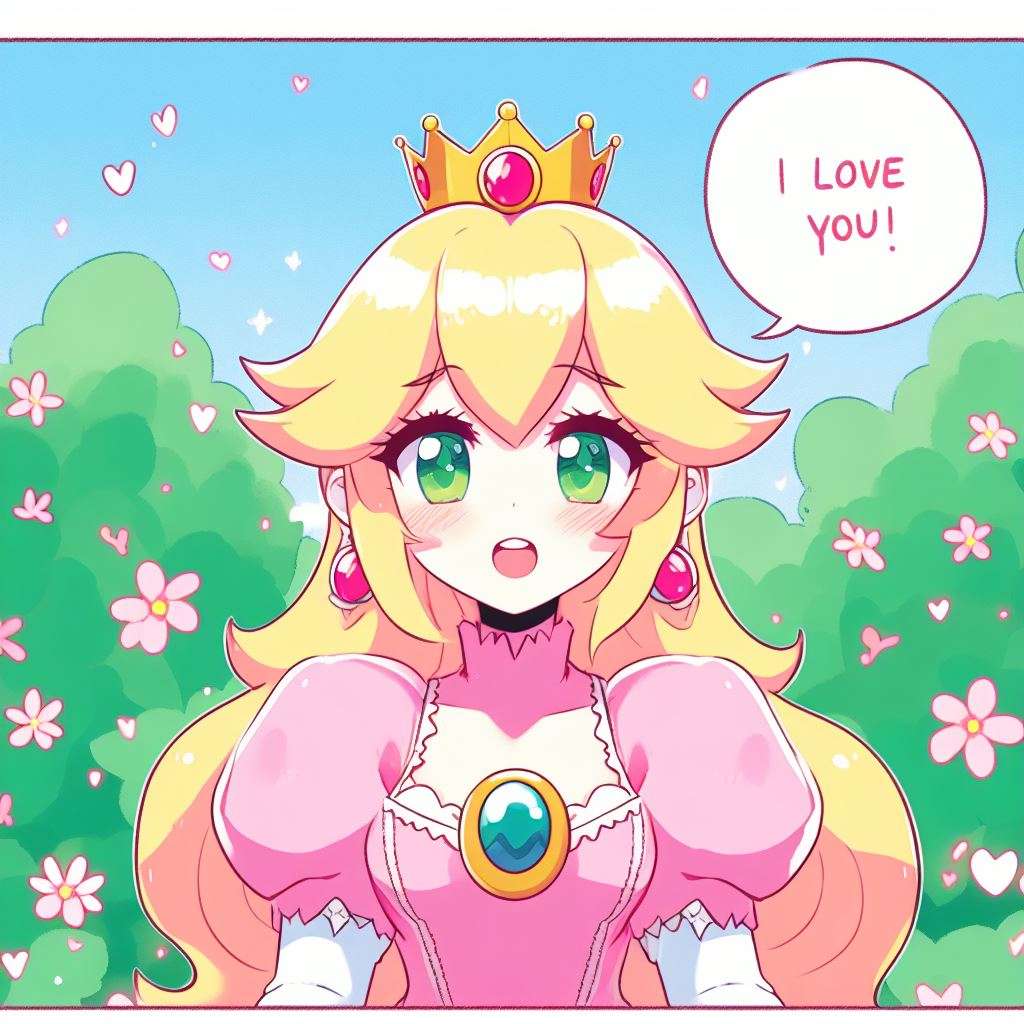 Princesa peach alunecare puzzle online