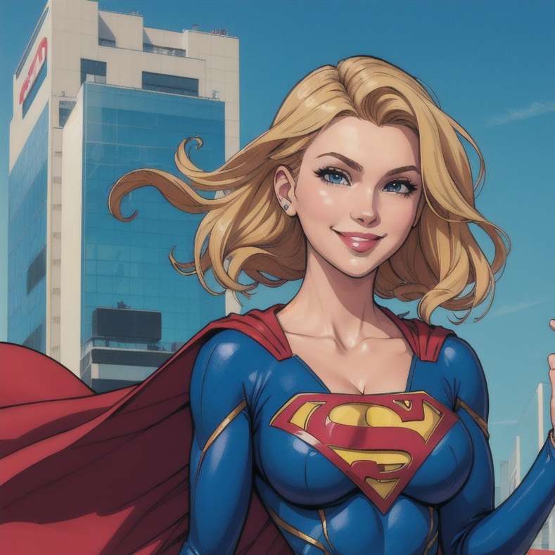 Supergirl puzzle online