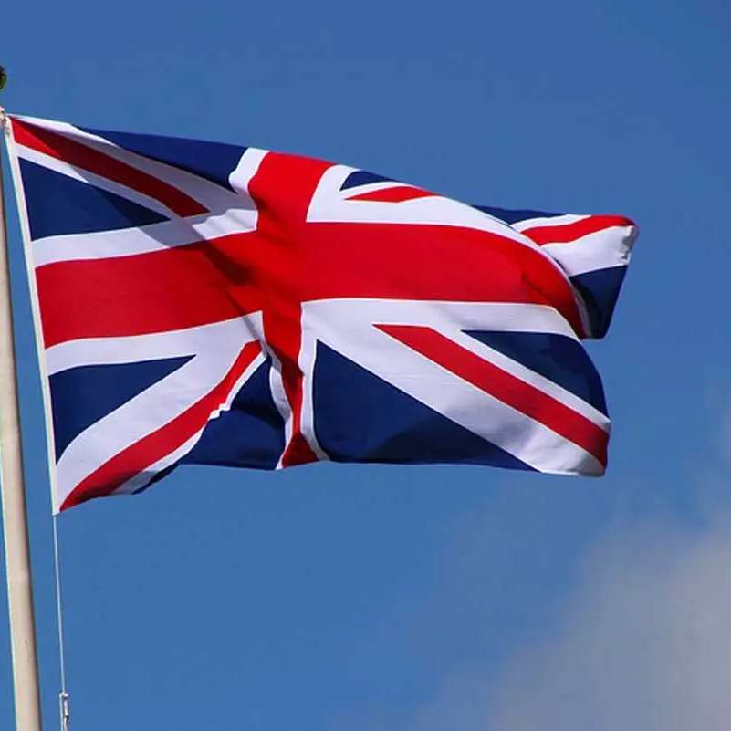 Storbritanniens flagga glidande pussel online